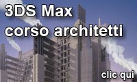 corso 3ds max 3d e render base - 3d studio per architetti