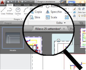 Le schede file per gestire i dwg